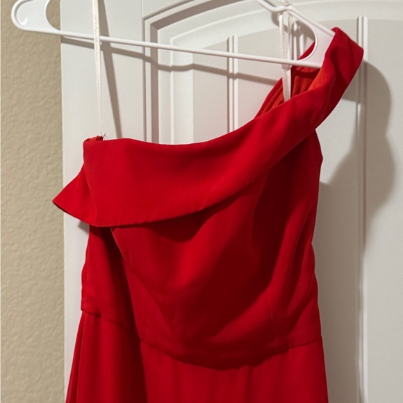Off the shoulder Red Formal Dress - Picture 3 of 7